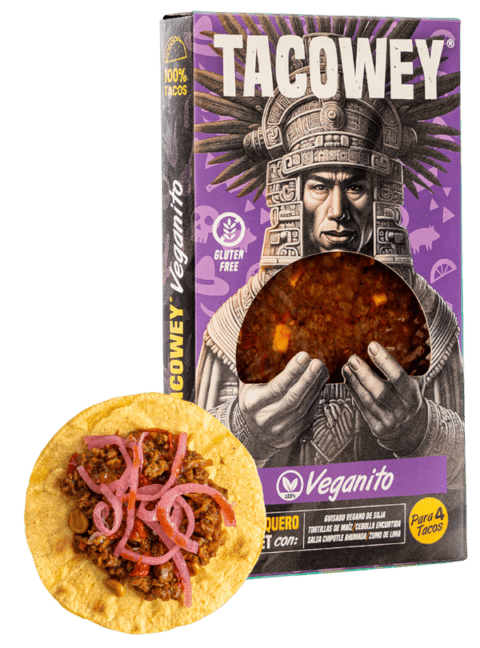 Tacowey - Taco Veganito, guisado vegano de soja